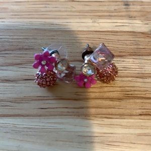 Charming Charlie pink earrings